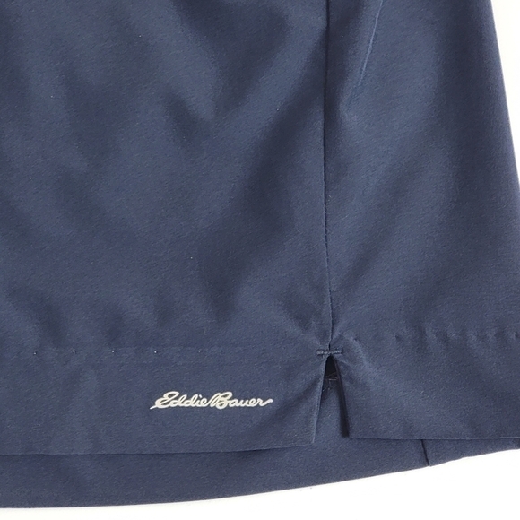 Eddie Bauer Navy Rainer Classic Nylon Hiking/Pickleball Active Skirt/Skort Sz M - Picture 7 of 11